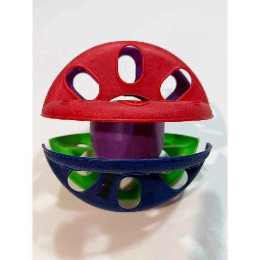 KONG Rewards Shell Dog Toy Puzzle Feeder Multi-Color Durable Treat Dispenser